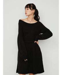 CALNAMUR | 2Wayニットミニワンピース(ワンピース)