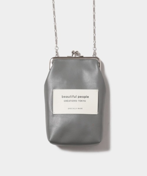 beautiful people(ビューティフルピープル)の「beautiful people clasp pouch 7235511962(その他小物・レディース・ホワイト/ブラック/グレー/ブラウン・FREE)」の3枚目の写真