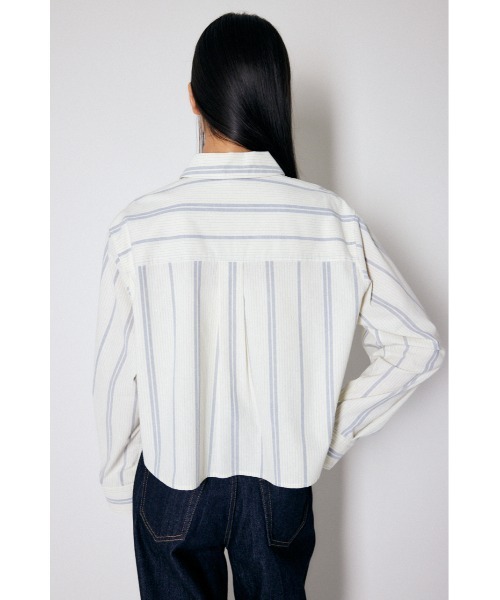 MOUSSY(マウジー)の「TWILL RIBBON LOOSE シャツ(シャツ/ブラウス・レディース・アイボリー/ライトピンク・FREE)」の13枚目の写真