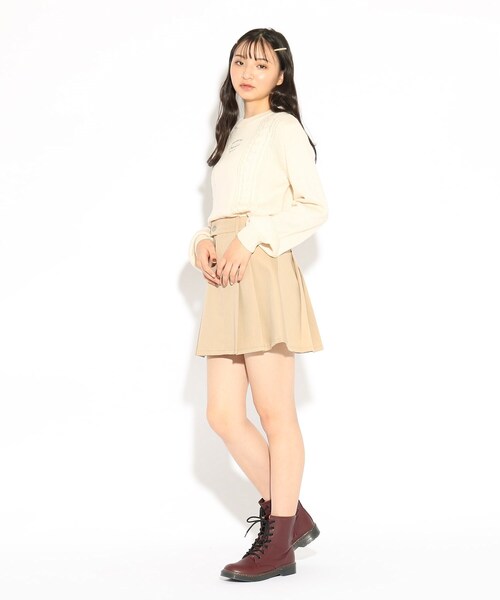 セール】◇【ニコラ掲載アイテム】シンプルプリーツミニスカート