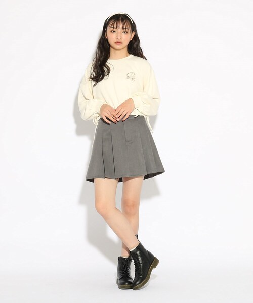 セール】◇【ニコラ掲載アイテム】シンプルプリーツミニスカート