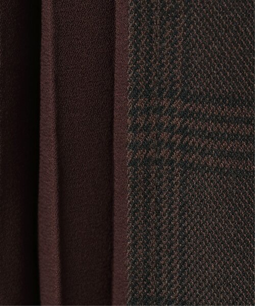 IKKA LOUNGE(イッカラウンジ)の「チェックサイドプリーツスカート(スカート・レディース・ダークグレー/ブラウン・M/L)」の8枚目の写真