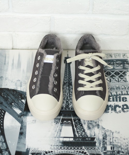 kitson(キットソン)の「kitson / キットソン 3WAYフェイクファースニーカー / hsky(スニーカー・レディース・グレー/ブラック/ベージュ・SMALL/MEDIUM/LARGE/X-LARGE)」の8枚目の写真