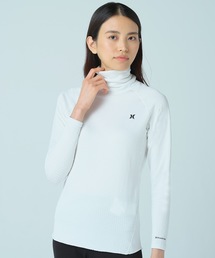 Hurley （ハーレー）の「W PHNTM WAFFLE INNER HIGH NECK  / ハーレー レディース ファントムワッフルインナーハイネック　ゴルフ　スキー　スノボー（その他アンダーウェア/インナー・レディース）」