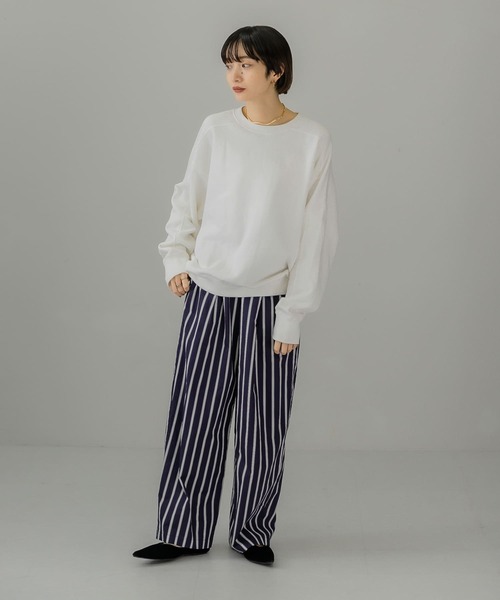 KBF(ケイビーエフ)の「マルチストライプイージーパンツ(その他パンツ・レディース・ホワイト系その他/ブルー系その他・ONE)」の18枚目の写真