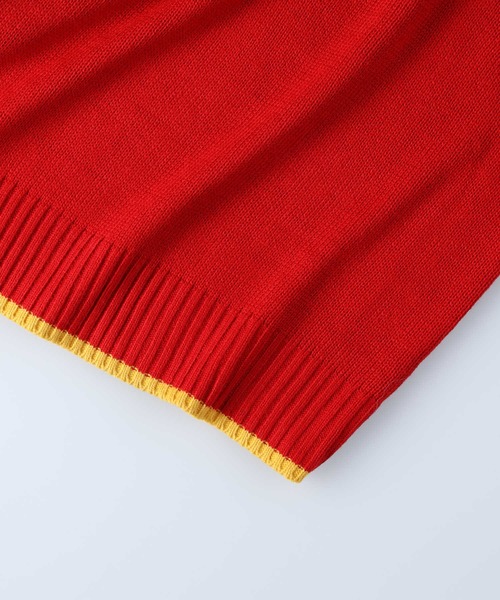 VISION STREET WEAR（ヴィジョンストリートウェア）の「【VISION STREET WEAR】ジャカードロゴニット（ニット/セーター・メンズ・オフホワイト/グリーン/ブルー/ブラック/レッド/イエロー・XL/L/M）」の11枚目の写真