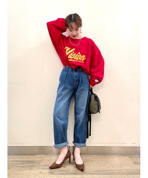 VISION STREET WEAR（ヴィジョンストリートウェア）の「【VISION STREET WEAR】ジャカードロゴニット（ニット/セーター・メンズ・オフホワイト/グリーン/ブルー/ブラック/レッド/イエロー・XL/L/M）」の16枚目の写真
