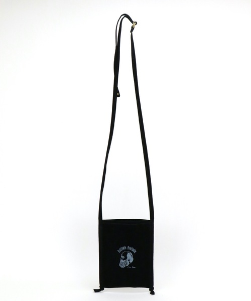 BrownBrown（ブラウンブラウン）の「【BrownBrown】ブラウンブラウン/Mr,Browモバイルショルダーバック（ピッグスエード)（ショルダーバッグ・レディース・ベージュ/ブラック/グレー・FREE）」の15枚目の写真