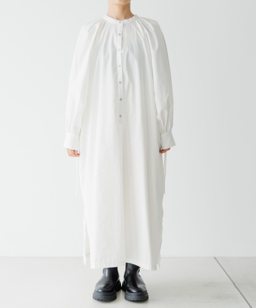 LOWRYS FARM(ローリーズファーム)の「ソデボリュームワンピース 169501(ワンピース・キッズ・オフホワイト/カーキ・150cm/160cm)」の1枚目の写真