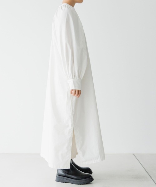 LOWRYS FARM(ローリーズファーム)の「ソデボリュームワンピース 169501(ワンピース・キッズ・オフホワイト/カーキ・150cm/160cm)」の4枚目の写真