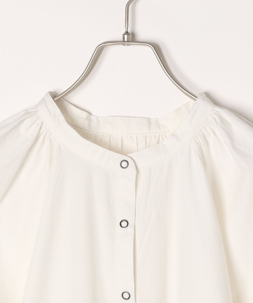 LOWRYS FARM(ローリーズファーム)の「ソデボリュームワンピース 169501(ワンピース・キッズ・オフホワイト/カーキ・150cm/160cm)」の7枚目の写真