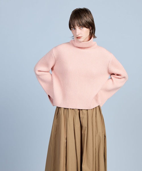 N.O.R.C（ノーク）の「両畦リブタートルニット（ニット/セーター