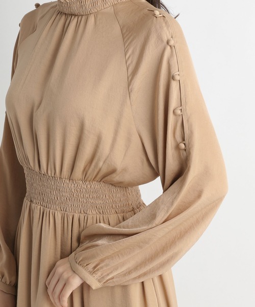 Andemiu（アンデミュウ）の「【WEB限定】カタボタンシャーリングワンピース178874（ワンピース・レディース・ブラック/ホワイト系その他5/ベージュ/その他10・FREE）」の14枚目の写真