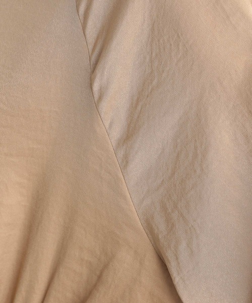 Andemiu（アンデミュウ）の「【WEB限定】カタボタンシャーリングワンピース178874（ワンピース・レディース・ブラック/ホワイト系その他5/ベージュ/その他10・FREE）」の7枚目の写真