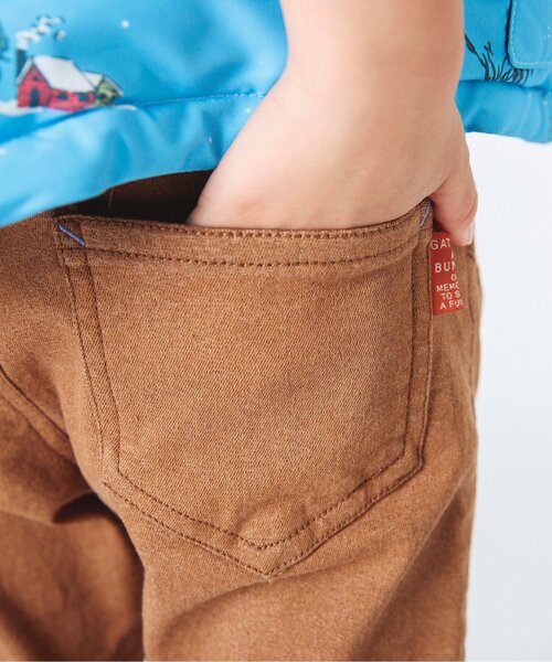 BREEZE（ブリーズ）の「【あったか素材】あったかすぽ軽パンツ 10分丈（その他パンツ・キッズ・その他10/チャコール/オレンジ/カーキ/インディゴブルー・110/100/150/120/140/90/130）」の22枚目の写真
