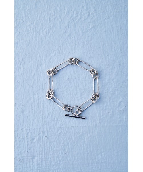 AZUL by moussy（アズールバイマウジー）の「KNOTS CHAIN BRACELET/ノットチェーンブレスレット（ブレスレット・レディース・シルバー/ゴールド系その他・FREE）」の6枚目の写真