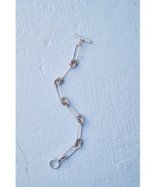 AZUL by moussy（アズールバイマウジー）の「KNOTS CHAIN BRACELET/ノットチェーンブレスレット（ブレスレット・レディース・シルバー/ゴールド系その他・FREE）」の9枚目の写真