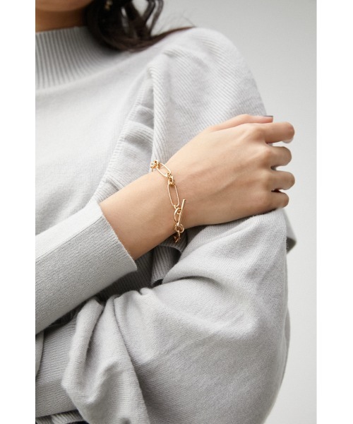 AZUL by moussy（アズールバイマウジー）の「KNOTS CHAIN BRACELET/ノットチェーンブレスレット（ブレスレット・レディース・シルバー/ゴールド系その他・FREE）」の12枚目の写真