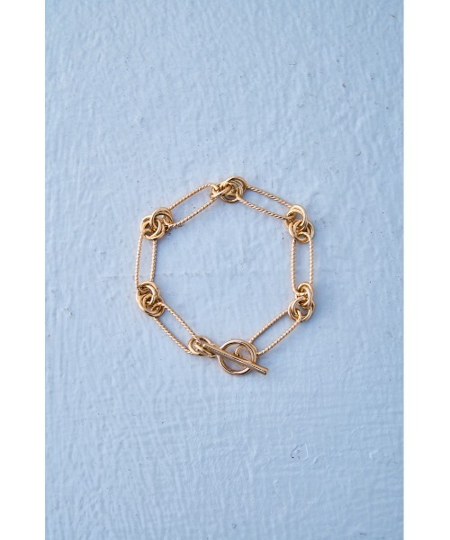 AZUL by moussy（アズールバイマウジー）の「KNOTS CHAIN BRACELET/ノットチェーンブレスレット（ブレスレット・レディース・シルバー/ゴールド系その他・FREE）」の13枚目の写真