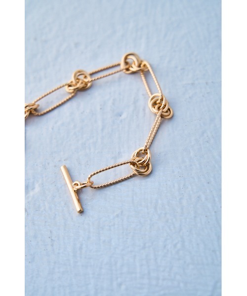 AZUL by moussy（アズールバイマウジー）の「KNOTS CHAIN BRACELET/ノットチェーンブレスレット（ブレスレット・レディース・シルバー/ゴールド系その他・FREE）」の15枚目の写真