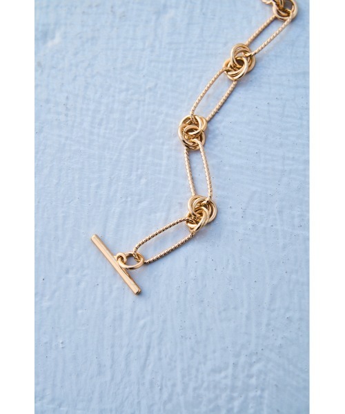 AZUL by moussy（アズールバイマウジー）の「KNOTS CHAIN BRACELET/ノットチェーンブレスレット（ブレスレット・レディース・シルバー/ゴールド系その他・FREE）」の18枚目の写真