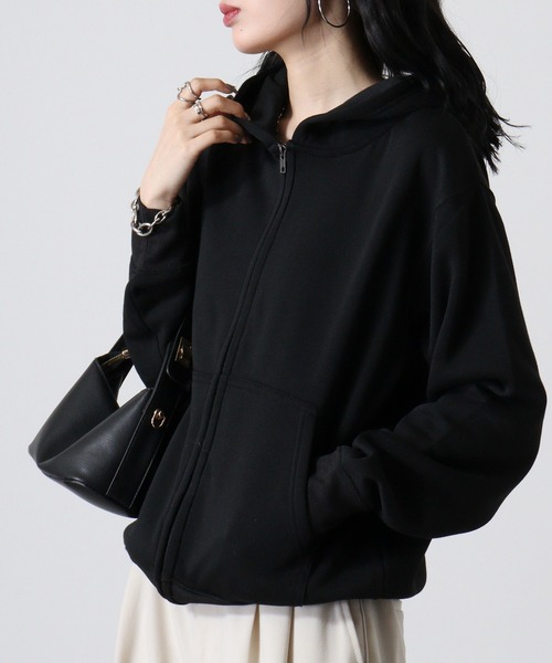 FUNALIVE（ファンアライブ）の「BF2 select ZIPパーカー 裏起毛（パーカー・メンズ・ネイビー/グレー/ライトブラック/ブラック/ホワイト/ブラック系1/ブラック系2/モカ/ホワイト系1/グレー系1/ネイビー系1・M/LL/L/4L/3L）」の5枚目の写真