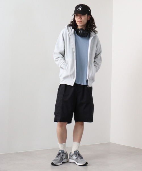 FUNALIVE（ファンアライブ）の「BF2 select ZIPパーカー 裏起毛（パーカー・メンズ・ネイビー/グレー/ライトブラック/ブラック/ホワイト/ブラック系1/ブラック系2/モカ/ホワイト系1/グレー系1/ネイビー系1・M/LL/L/4L/3L）」の15枚目の写真