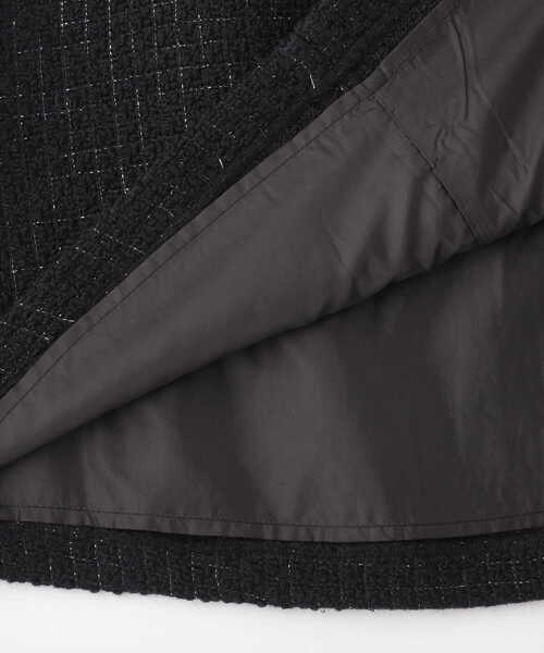 PROPORTION BODY DRESSING（プロポーションボディドレッシング）の「モノトーンハートカットラメツイードミニスカート / 1213120900（スカート・レディース・ホワイト/ブラック・SMALL/MEDIUM/X-SMALL）」の18枚目の写真