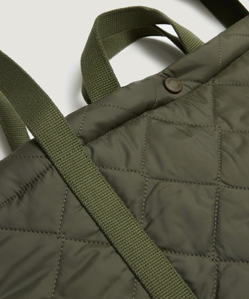 LAVENHAM（ラベンハム）の「SPLIT TOTE BAG UNISEX / スプリット トートバッグ ユニセックス（トートバッグ・レディース・ブラック/オリーブ・ONE SIZE）」の10枚目の写真