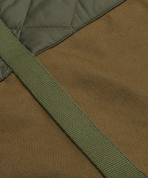 LAVENHAM（ラベンハム）の「SPLIT TOTE BAG UNISEX / スプリット トートバッグ ユニセックス（トートバッグ・レディース・ブラック/オリーブ・ONE SIZE）」の11枚目の写真