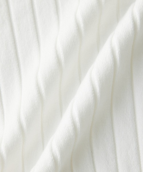 ROPE' PICNIC（ロペピクニック）の「UVケア・洗濯機OK/BIOワイドリブボートネックニットプルオーバー（ニット/セーター・レディース・ブラック/オフホワイト/ブルー/クリーム/ピンク系その他2・38）」の10枚目の写真