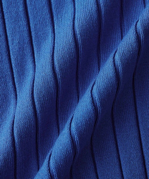 ROPE' PICNIC（ロペピクニック）の「UVケア・洗濯機OK/BIOワイドリブボートネックニットプルオーバー（ニット/セーター・レディース・ブラック/オフホワイト/ブルー/クリーム/ピンク系その他2・38）」の17枚目の写真