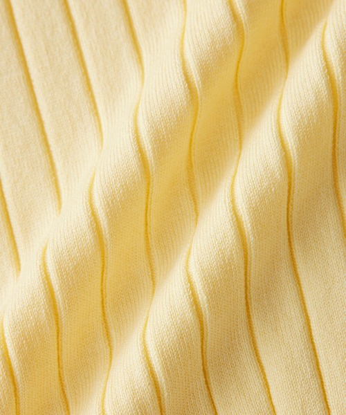 ROPE' PICNIC（ロペピクニック）の「UVケア・洗濯機OK/BIOワイドリブボートネックニットプルオーバー（ニット/セーター・レディース・ブラック/オフホワイト/ブルー/クリーム/ピンク系その他2・38）」の7枚目の写真