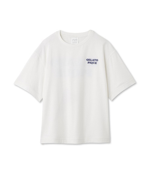 ジェラートピケ アイス バックプリントTシャツ ＆ギンガムチェックパンツ セット gelato pique（ジェラートピケ）の「バックプリントTシャツ