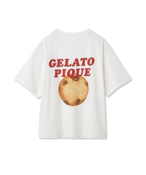 新品 ジェラートピケ バックプリントTシャツ＆ギンガムチェック