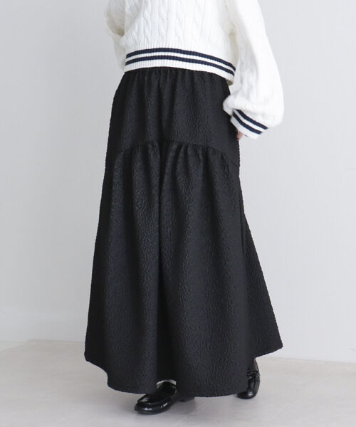 fredy emue（フレディエミュ）の「花柄ふくれJQギャザースカート