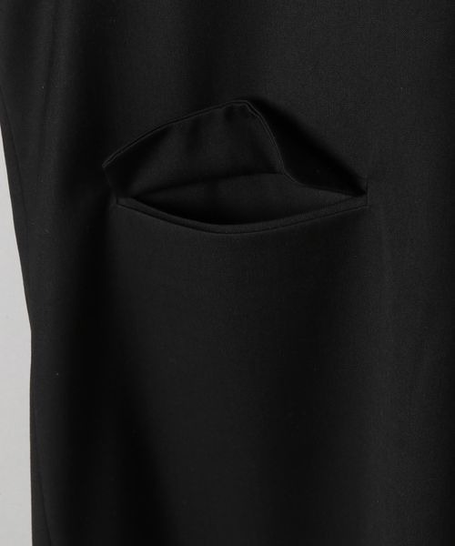 JEANASIS（ジーナシス）の「TRバックデザインフカVベスト/187342（ベスト・レディース・ブラック/グレイッシュベージュ・FREE）」の7枚目の写真