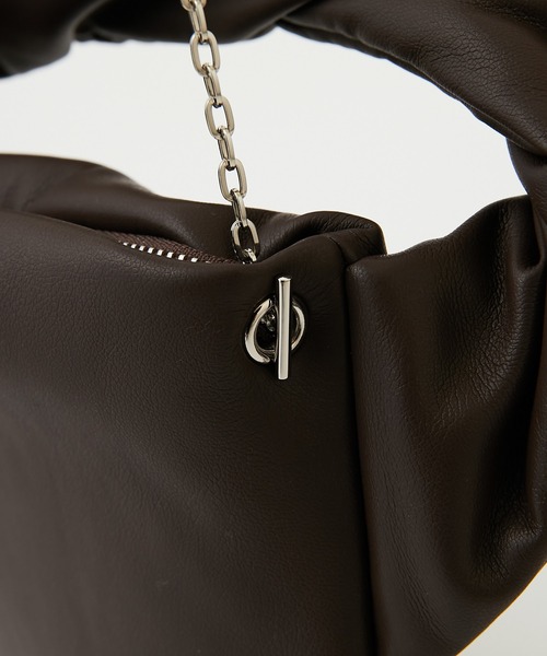 GALLARDAGALANTE（ガリャルダガランテ）の「【2.718】ピローバッグ（ハンドバッグ・レディース・ホワイト/ダークブラウン・FREE）」の13枚目の写真