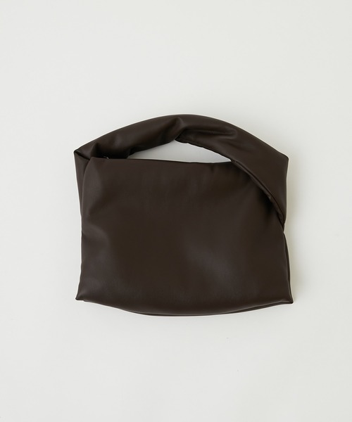 GALLARDAGALANTE（ガリャルダガランテ）の「【2.718】ピローバッグ（ハンドバッグ・レディース・ホワイト/ダークブラウン・FREE）」の6枚目の写真