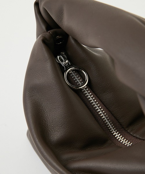 GALLARDAGALANTE（ガリャルダガランテ）の「【2.718】ピローバッグ（ハンドバッグ・レディース・ホワイト/ダークブラウン・FREE）」の9枚目の写真