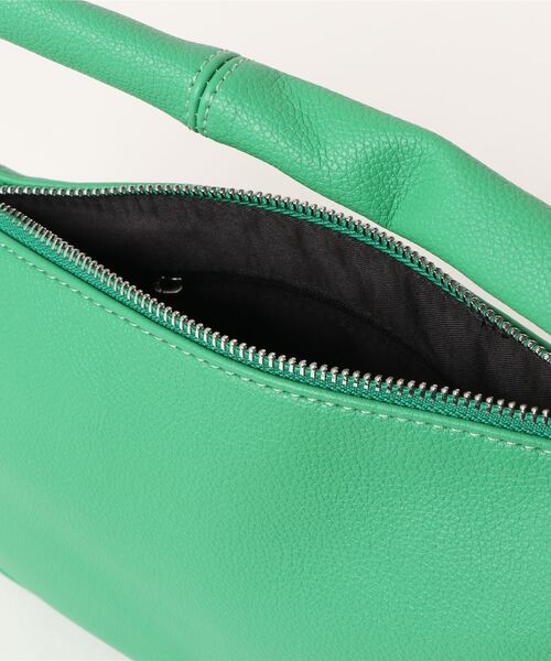 Doux archives（ドゥアルシーヴ）の「ＰＵハーフムーンＢＡＧ（ハンドバッグ・レディース・オフホワイト/イエロー/グリーン・FREE）」の4枚目の写真