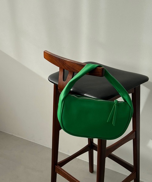 Doux archives（ドゥアルシーヴ）の「ＰＵハーフムーンＢＡＧ（ハンドバッグ・レディース・オフホワイト/イエロー/グリーン・FREE）」の14枚目の写真