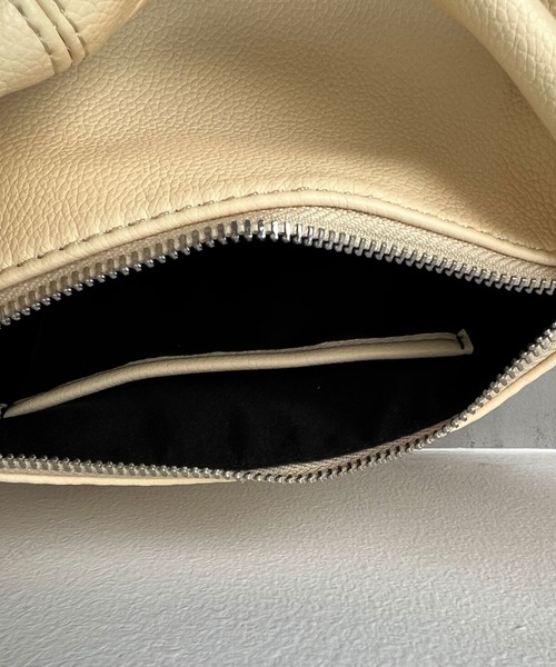 Doux archives（ドゥアルシーヴ）の「ＰＵハーフムーンＢＡＧ（ハンドバッグ・レディース・オフホワイト/イエロー/グリーン・FREE）」の17枚目の写真