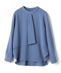 【EC限定】ツイルドレープボウタイブラウス