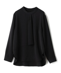 【EC限定】ツイルドレープボウタイブラウス