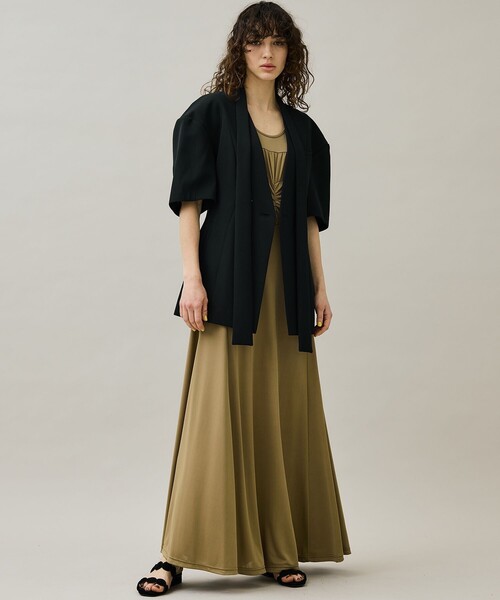 TSURU by Mariko Oikawa(ツルバイマリコオイカワ)の「【TSURU by MARIKO OIKAWA(ツルバイマリコオイカワ)】Relief(サンダル・レディース・ブラック・35/37/36)」の4枚目の写真