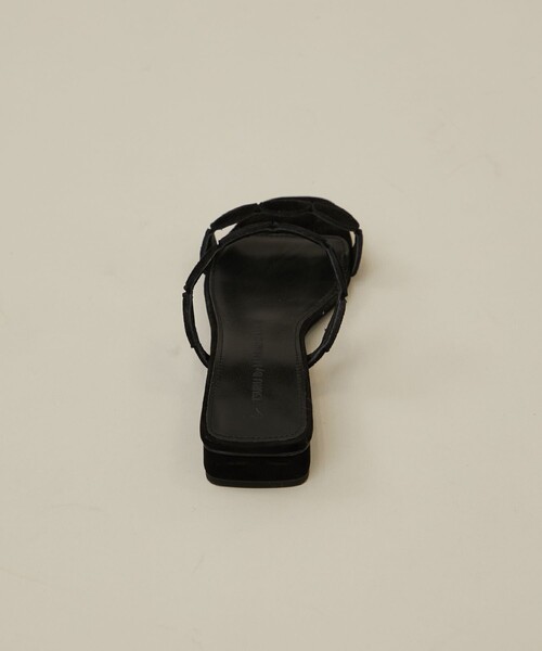 TSURU by Mariko Oikawa(ツルバイマリコオイカワ)の「【TSURU by MARIKO OIKAWA(ツルバイマリコオイカワ)】Relief(サンダル・レディース・ブラック・35/37/36)」の11枚目の写真