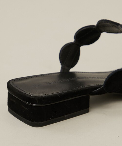 TSURU by Mariko Oikawa(ツルバイマリコオイカワ)の「【TSURU by MARIKO OIKAWA(ツルバイマリコオイカワ)】Relief(サンダル・レディース・ブラック・35/37/36)」の12枚目の写真