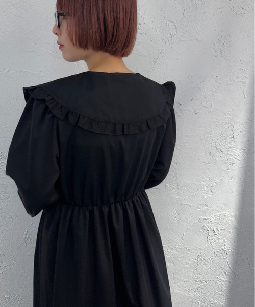 apres jour mignon(アプレジュールミニョン)の「フリルティアードワンピース【ZOZOTOWN限定アイテム】(ワンピース・レディース・ブラック/オフホワイト・MEDIUM/X-LARGE/SMALL)」の21枚目の写真