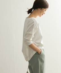 URBAN RESEARCH DOORS | コットンバックタック7分袖プルオーバー(Tシャツ/カットソー)